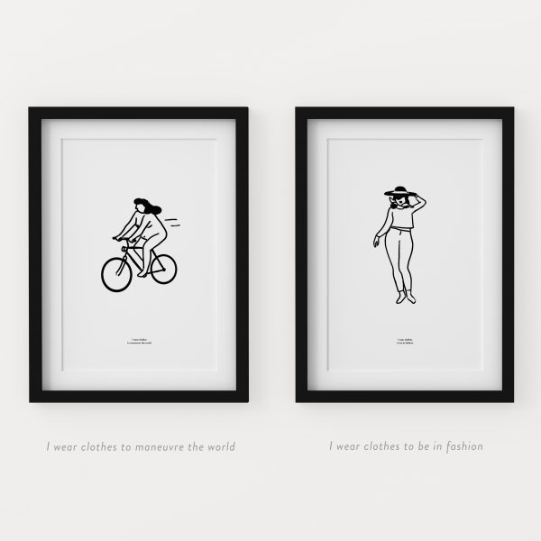 I wear clothes: to maneuvre the world / to be in fashion