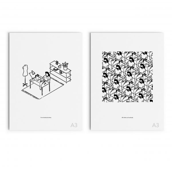 Combi Deal: Paradox of Fashion Book + A3 duo print - Image 9